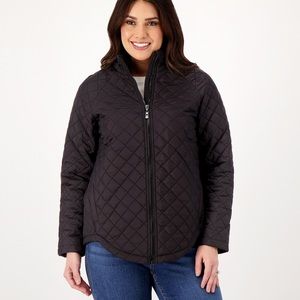 Belle by Kim Gravel Quilted Zip-Front Jacket a550652